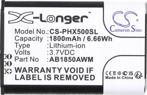 Cameron Sino Akumulator Bateria Typ Ab1850awm Do Philips Xenium X500 9@9k 9a9k Ab1720awm / Cs-phx500sl 4