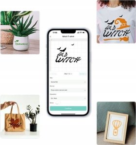 Ploter JJC Coolinbo C140 Maszyna Tnąca Do Wycinania Ploter Trymer Wycinarka Wi-fi Bt / Jasny Róż 5