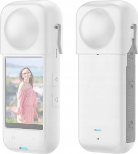 Osłona na obiektyw Puluz Dekielek Na Obiektyw + Obudowa Silikonowa Osłona Ochrona Do Insta360 X4 / X 4 / Pu985w 3