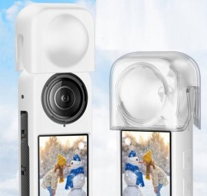 Osłona na obiektyw Puluz Dekielek Na Obiektyw + Obudowa Silikonowa Osłona Ochrona Do Insta360 X4 / X 4 / Pu985w 7
