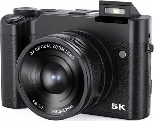 Aparat cyfrowy Xrec Aparat Cyfrowy Vlog 5k 64mp Bls-205x Wi-fi 3x Zoom Optyczny Antishake /  Bls-205x 6