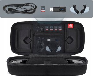 JYS Zestaw 5w1 Futerał Etui Folia Lcd Osłony Pady Do Sony Playstation Ps Portal / P5195 5