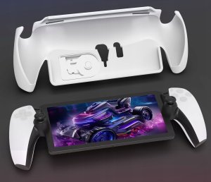 JYS Zestaw 5w1 Futerał Etui Folia Lcd Osłony Pady Do Sony Playstation Ps Portal / P5195 9