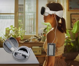 JYS Opaska Pasek Etui Na Rękę Do Baterii Od Okularów Gogli Vr Apple Vision Pro / Jys-app003 4