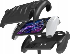 JYS Futerał Pokrowiec Etui Case 2w1 Przód Tył Do Konsoli Ps Portal Playstation / P5188 / Czarny 3