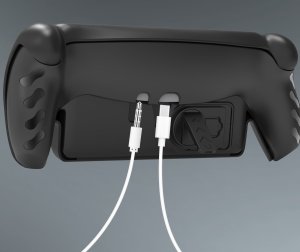 JYS Futerał Pokrowiec Etui Case 2w1 Przód Tył Do Konsoli Ps Portal Playstation / P5188 / Czarny 10