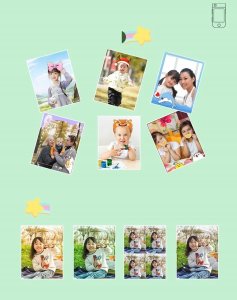 Aparat cyfrowy Xrec Aparat Cyfrowy 48mp Kamera 1080p Dla Dziecka Gry Latarka Mp3 Budzik Telefon / Bls-i9 / Niebieski Kotek 6