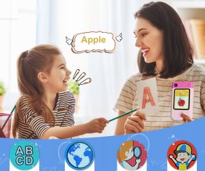 Aparat cyfrowy Xrec Aparat Cyfrowy 48mp Kamera 1080p Dla Dziecka Gry Latarka Mp3 Budzik Telefon / Bls-i9 / Niebieski Kotek 7