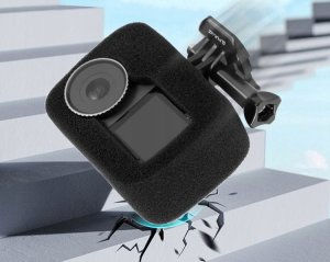 Osłona na obiektyw Puluz Kapturek Osłona Na Wiatr Przeciwwietrzna Do Dji Osmo Action 4 / Dji Action 3 / Pu987bb 6