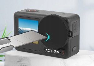 Osłona na obiektyw Puluz Dekielek Zaślepka Dekiel Osłona Na Obiektyw Do Kamery Dji Osmo Action 3 / 4 / Pu996b 5
