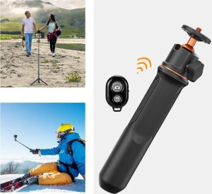 Selfie stick Kf Kijek Selfie Stick Statyw 60cm 4w1 Na Telefon Smartfon 1/4 Gopro + Pilot / Kf09.135 9