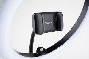 Statyw Fixed Statyw z lampką LED Ring - , śruba 1/4", uchwytem i sterowaniem na przewodzie USB czarny 3