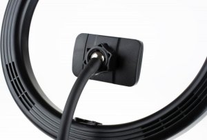 Statyw Fixed Statyw z lampką LED Ring - , śruba 1/4", uchwytem i sterowaniem na przewodzie USB czarny 7