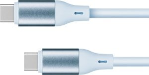 Kabel USB Kruger&Matz USB-C - USB-C 1 m Niebieski (KM1269-1BL) 1