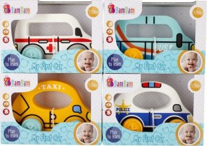 BamBam BAM BAM POJAZD AUTO MIEJSKIE MIX4 19X14X8 WB 96 5