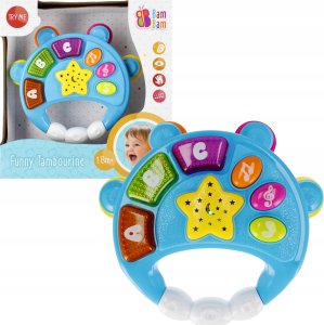 BamBam BAM BAM MUZYCZNY TAMBURYN B/O 16X16X6 MIX2 36/72 13