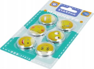 Starpak MAGNES KOL MIX EMOT 33MM OP6SZT STK B/C24/192 5