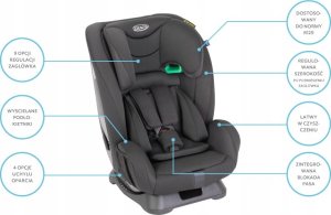 Fotelik samochodowy Graco GRACO FOTELIK FLEXIGROW R129 HEATHER 8