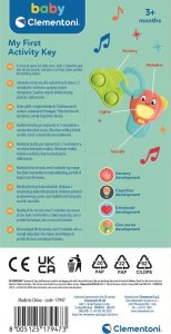 Clementoni MUZYCZNY KLUCZYK B/O 10X4X20 17949 CLM WB 4