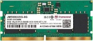 Pamięć do laptopa Transcend TRANSCEND 8GB JM DDR5 5600 SO-DIMM 1Rx16 1Gx16 CL46 1.1V 1