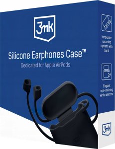3MK Etui do słuchawek AirPods - 3mk Silicone AirPods Case - AirPods 2nd gen. Czarne 2