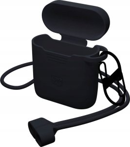 3MK Etui do słuchawek AirPods - 3mk Silicone AirPods Case - AirPods 2nd gen. Czarne 5