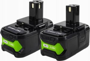 Green Cell Bateria Green Cell do elektronarzędzi Ryobi ONE+ 18V 4Ah Akumulator zamiennik RB18L40 6