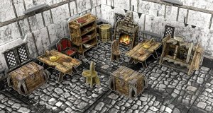 Battle Systems Ltd BattleSystems: Fantasy Village Furniture 1