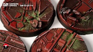 Gamers Grass : Infinity - Nomad Crew Deck - Round 40mm (4x) 2