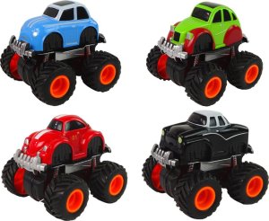 LeanToys Metalowe Autko Duże Koła Różne Wzory HXHG08 2