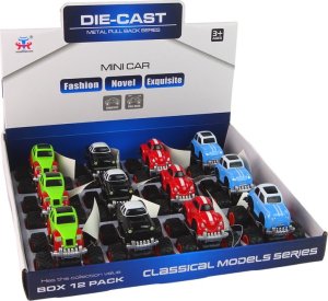 LeanToys Metalowe Autko Duże Koła Różne Wzory HXHG08 3