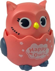 LeanToys Sówka Malucha Sensoryczna Różowa 2