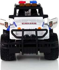 LeanToys Auto R/C Policja Jeep Policyjny 1:14 Zdalnie Sterowane Efekty Świetlne 4