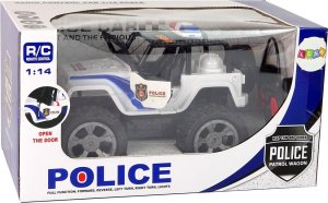 LeanToys Auto R/C Policja Jeep Policyjny 1:14 Zdalnie Sterowane Efekty Świetlne 6