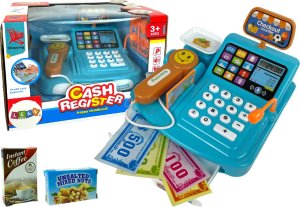 LeanToys Kasa Sklepowa Waga Opakowania Ciasteczek Skaner Na Baterie 1