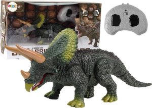 LeanToys Dinozaur Na Baterie Triceratops Zdalnie Sterowany Dźwięk 1