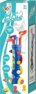 LeanToys Duży Zestaw Do Gry W Golfa Mini Golf + Wózek Golfowy (11353) 3