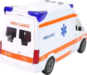 LeanToys Interaktywne Auto Karetka Ambulans + Nosze Światło Dźwięk 3