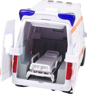 LeanToys Interaktywne Auto Karetka Ambulans + Nosze Światło Dźwięk 4