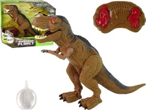 LeanToys Dinozaur Tyranozaur Rex Zdalnie Sterowany R/C z Parą Dźwięk 1