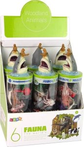 Figurka LeanToys Zestaw Zwierzęta Morskie Rozgwiazda Ośmiornica Figurki 12szt. Akcesoria W Tubie 5