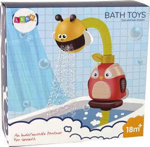 LeanToys Zabawka Do Kąpieli Sówka Prysznic Pszczółka 3