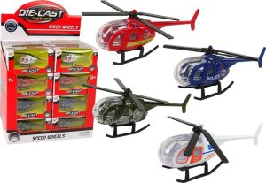 LeanToys Helikopter Samoloty Służby Ratownicze 4 Kolory 1:64 1