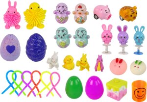 LeanToys Zestaw Zabawek Wielkanocnych Fidget Toys Antystresowe 36 Elementów 2