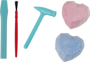 LeanToys Zestaw DIY Syrena Fioletowa Skarby Wykopaliska 3
