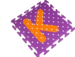 LeanToys Puzzle Piankowe Kolorowe Alfabet i Cyferki 36 elementów 2