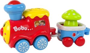 LeanToys Kolorowy Edukacyjny Pociąg Dla Malucha Światło Dźwięk Lokomotywa 2