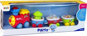 LeanToys Kolorowy Edukacyjny Pociąg Dla Malucha Światło Dźwięk Lokomotywa 6