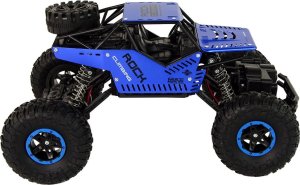 LeanToys Auto RC Zdalnie Sterowane 1:16 Czarne Niebieskie 4
