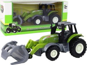 LeanToys Traktor Koparka Zielony Krokodylek Pojazd Rolniczy 1